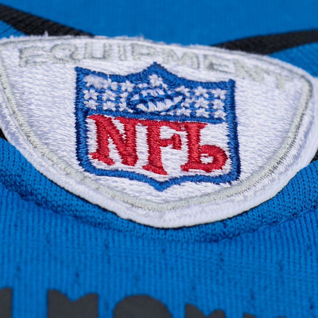 Detroit Lions Calvin Johnson Mitchell & Ness Blue 2007 Legacy Replica Jersey product image 4, provided for visual reference