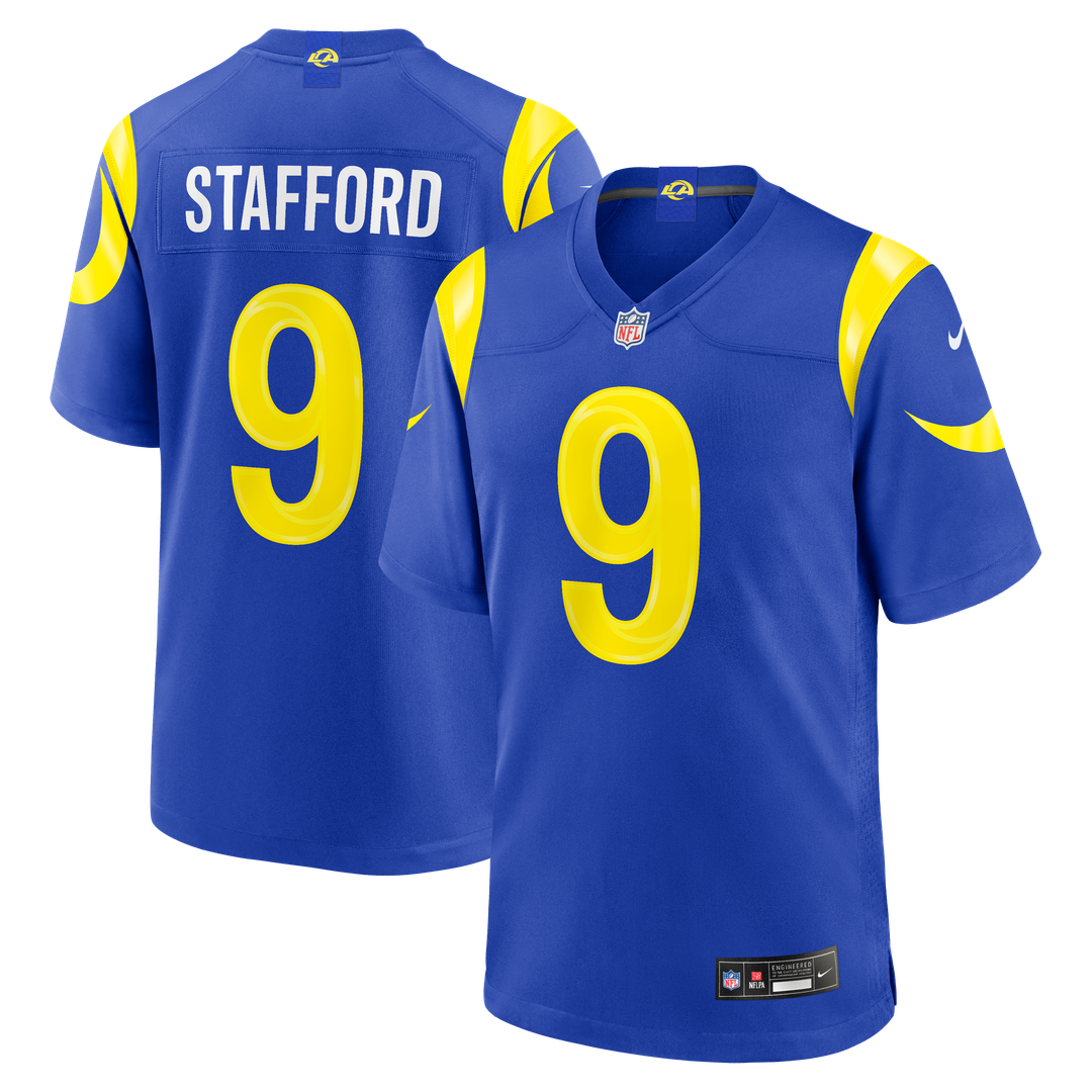 Los Angeles Rams Matthew Stafford Nike Royal Team Game Player Jersey product image 8, provided for visual reference and