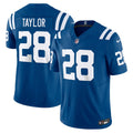 Indianapolis Colts Jonathan Taylor Nike Royal Vapor F.U.S.E. Limited Jersey product image 1, provided for visual reference