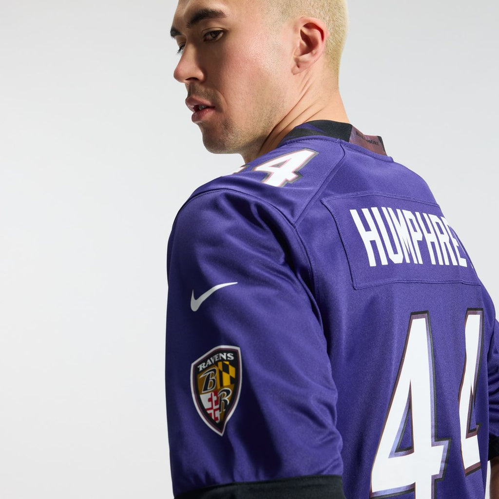 Baltimore Ravens Marlon Humphrey Nike Purple Team Game Jersey product image 23, provided for visual reference and product