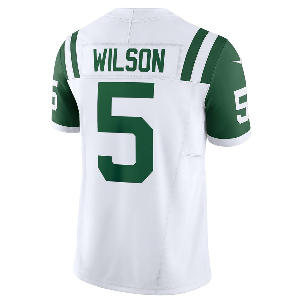 New York Jets Garrett Wilson Nike White Classic Alternate Vapor F.U.S.E. Limited Jersey product image 3, provided for visual