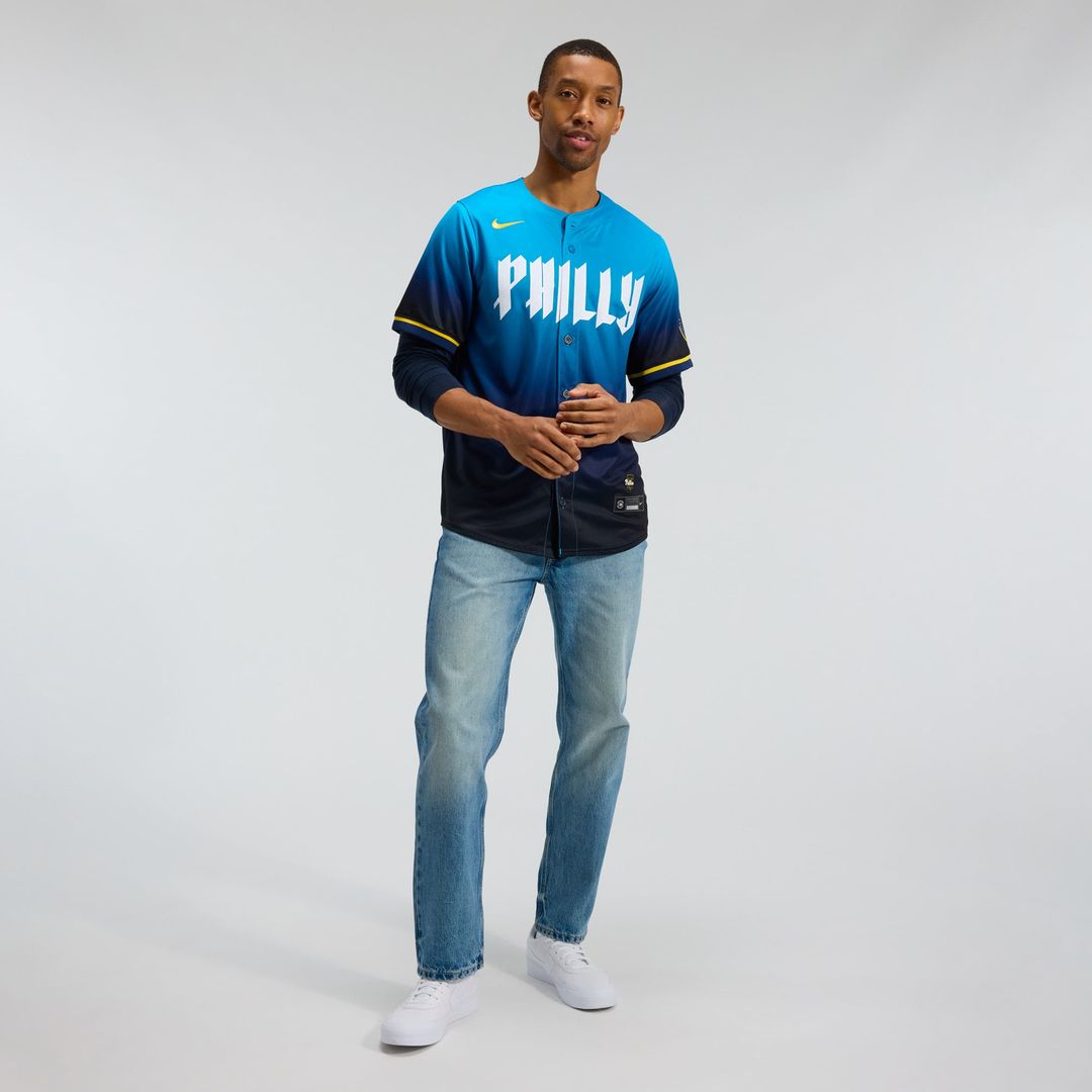 Philadelphia Phillies Nike Navy City Connect Limited Jersey product image 3, provided for visual reference and product