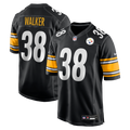 Pittsburgh Steelers Mykal Walker Nike Black Team Game Jersey product image 1, provided for visual reference and product