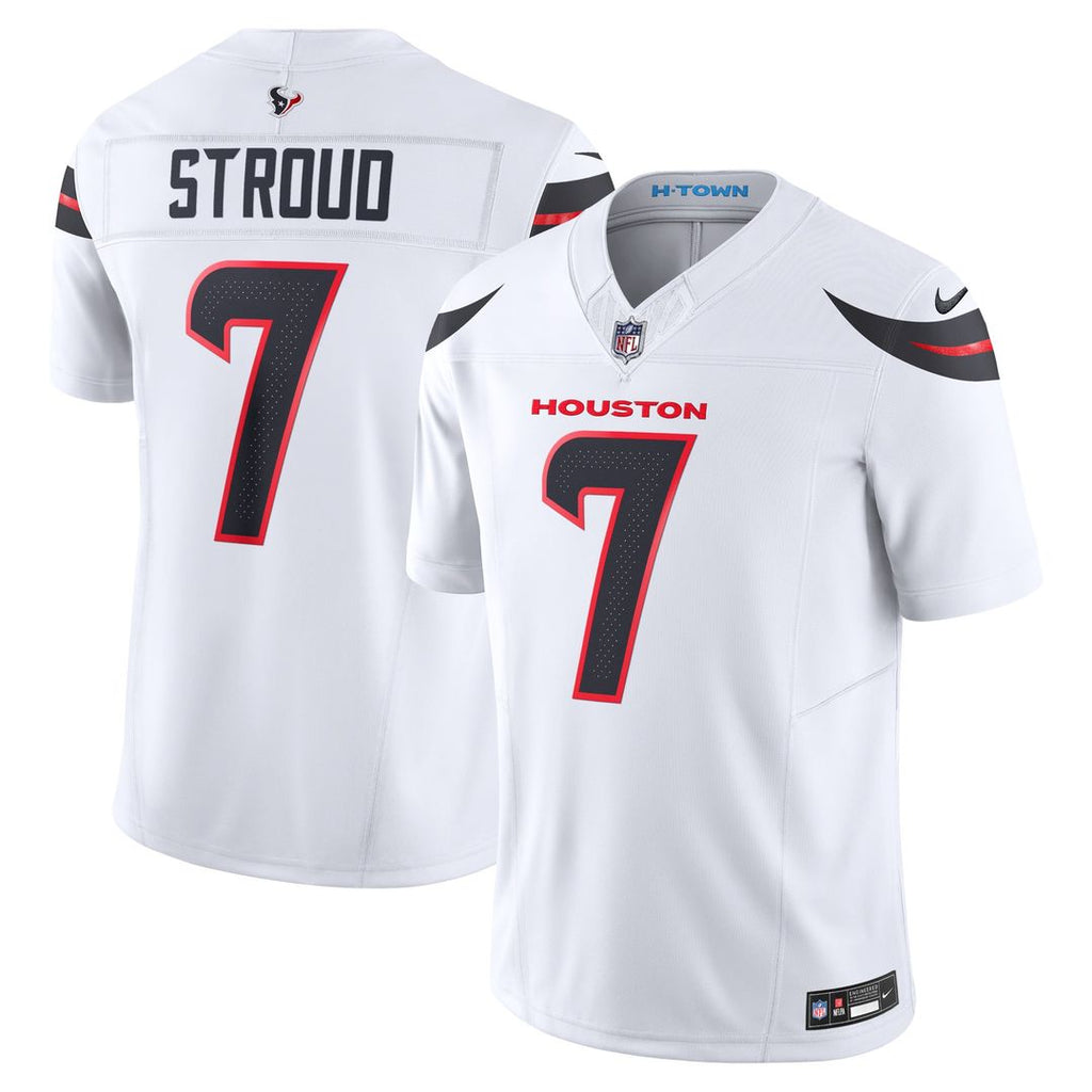 Houston Texans C.J. Stroud Nike Navy 2nd Alternate Vapor F.U.S.E. Limited Jersey product image 7, provided for visual