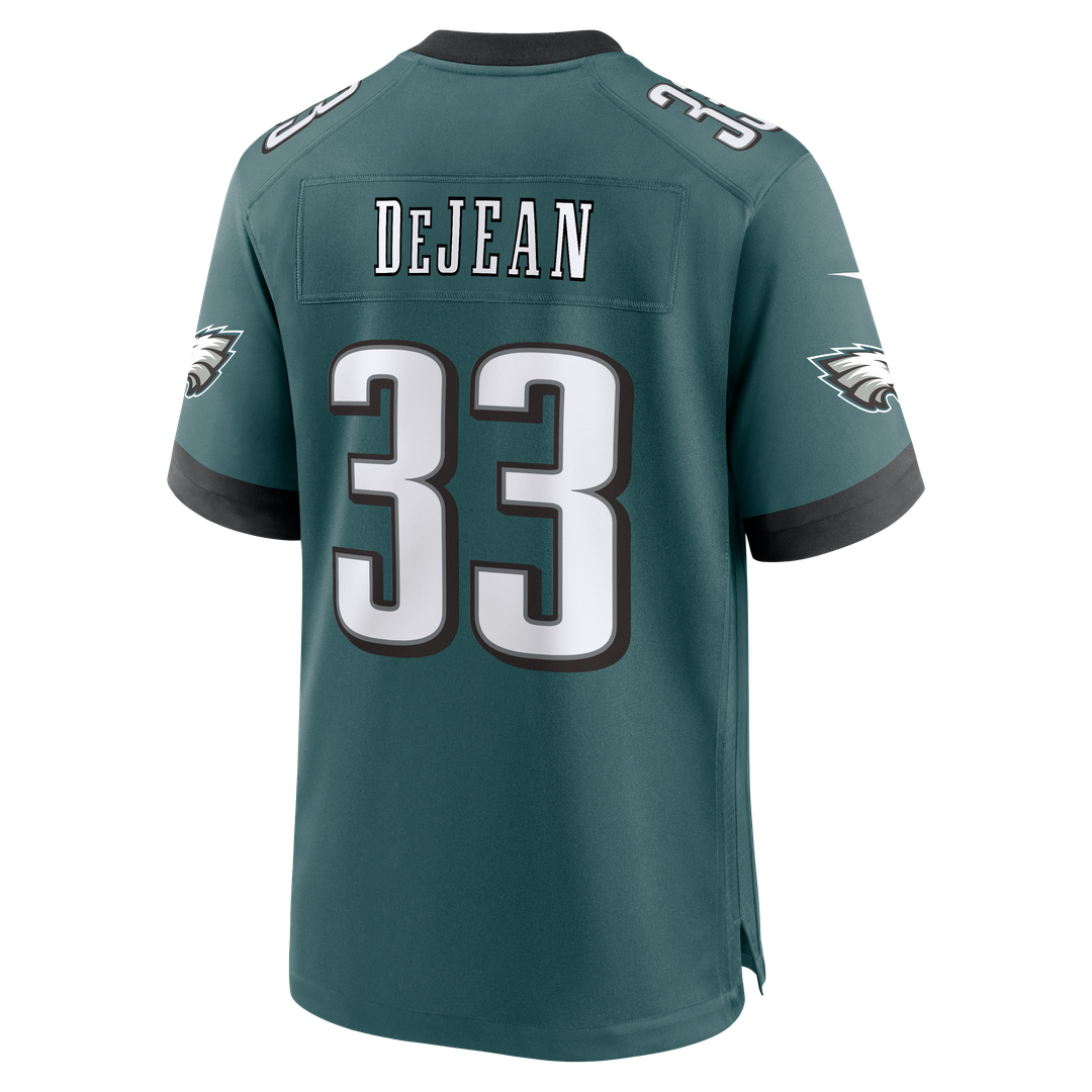 Philadelphia Eagles Cooper DeJean Nike Black Alternate Game Jersey product image 12, provided for visual reference and