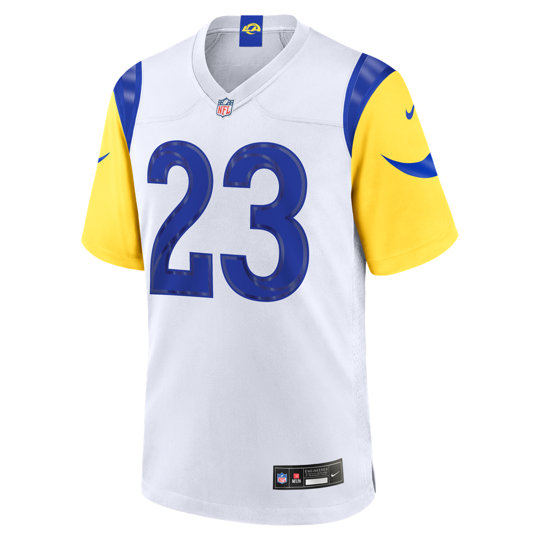 Los Angeles Rams Kyren Williams Nike White White Game Player Jersey product image 5, provided for visual reference and