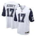 Dallas Cowboys Brandon Aubrey Nike White Alternate Game Team Jersey product image 1, provided for visual reference and