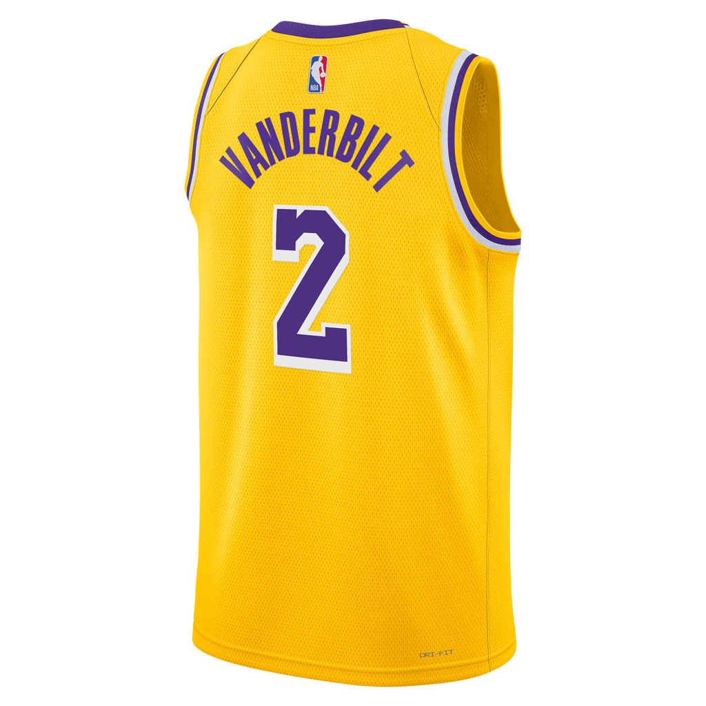 Los Angeles Lakers Nike Icon Edition Swingman Jersey - Gold product image 4