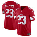 San Francisco 49ers Christian McCaffrey Nike Scarlet Vapor F.U.S.E. Limited Jersey product image 1, provided for visual