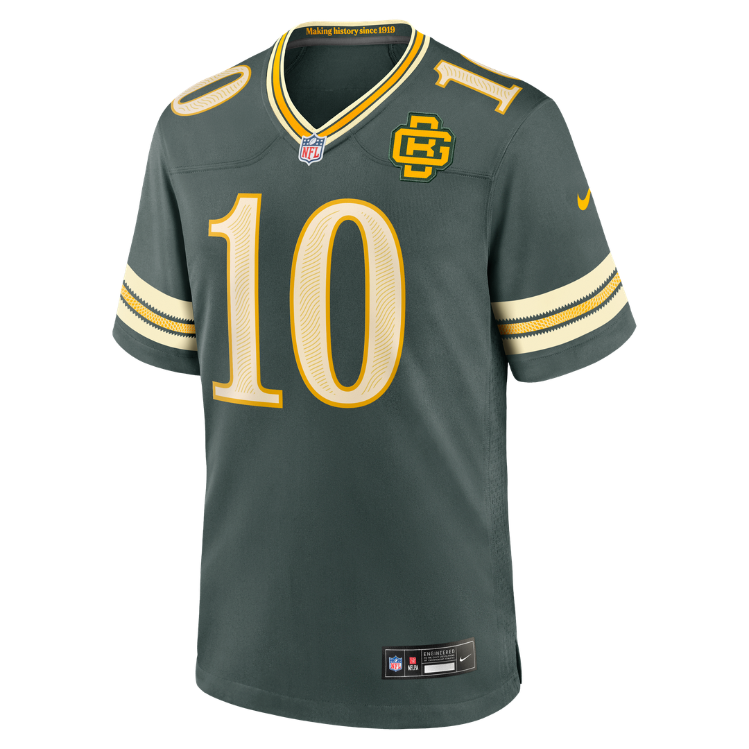 Green Bay Packers Jordan Love Nike Green 2026 Rivalries Collection Game Jersey product image 6, provided for visual