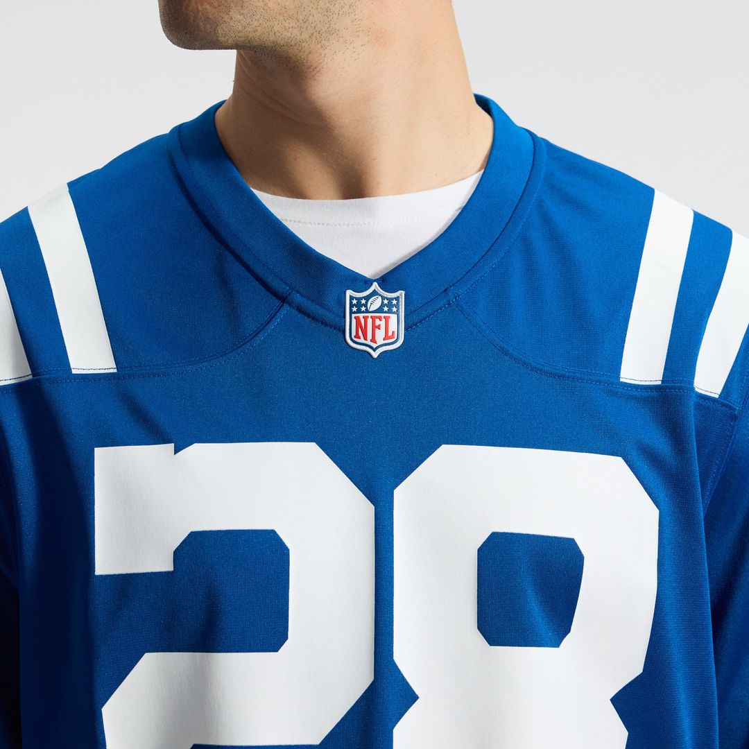 Indianapolis Colts Jonathan Taylor Nike Royal Player Game Jersey product image 9, provided for visual reference and product