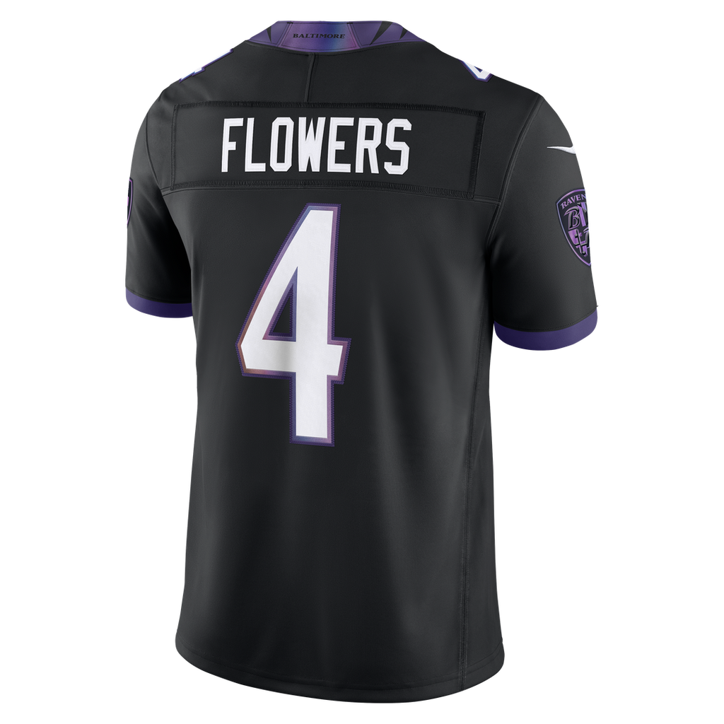Baltimore Ravens Zay Flowers Nike Purple Team Vapor F.U.S.E. Stitched Limited Jersey product image 19, provided for visual