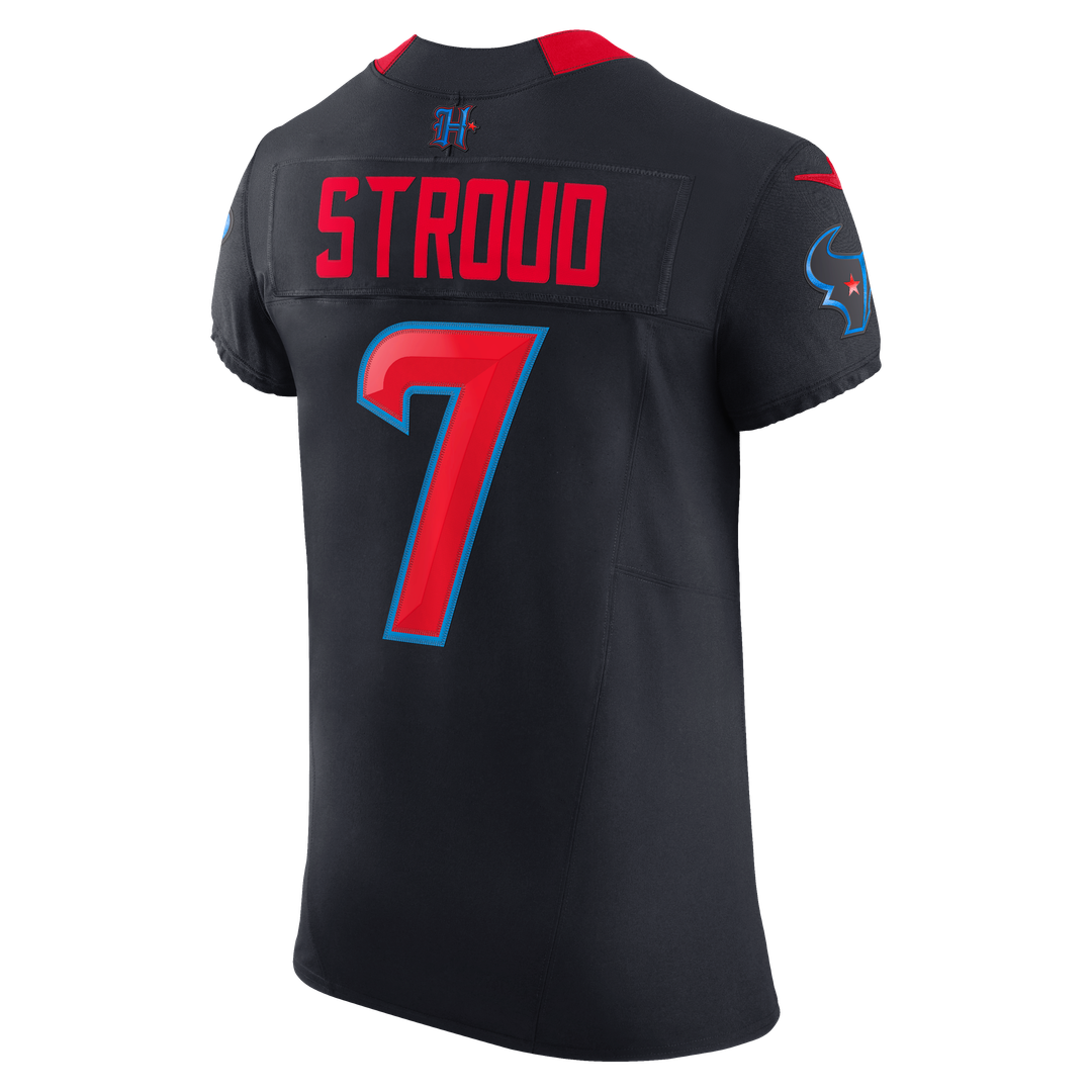 Houston Texans C.J. Stroud Nike Navy Alternate 2 Vapor F.U.S.E. Elite Jersey product image 7, provided for visual reference