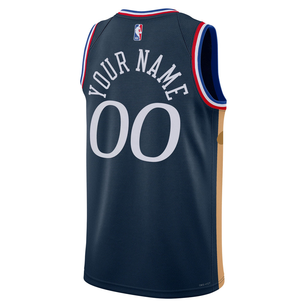 Nike Philadelphia 76ers 2025/26 City Edition Swingman Jersey - Custom - Unisex product image 4, provided for visual