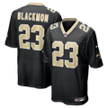 New Orleans Saints Julian Blackmon Nike Black Team Game Jersey product image 1, provided for visual reference and product