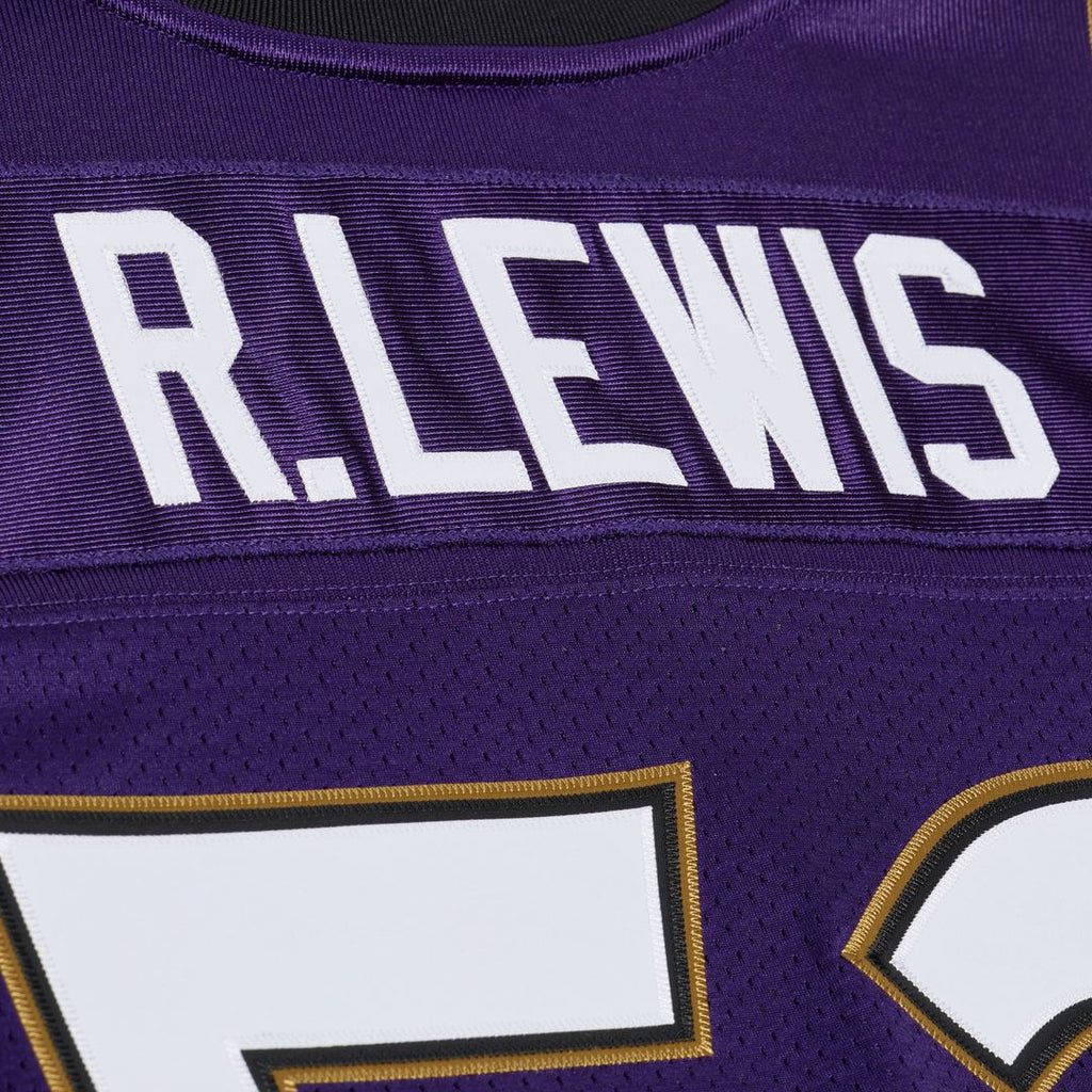 Baltimore Ravens Ray Lewis Mitchell & Ness Purple 1996 Authentic Throwback Jersey product image 8, provided for visual