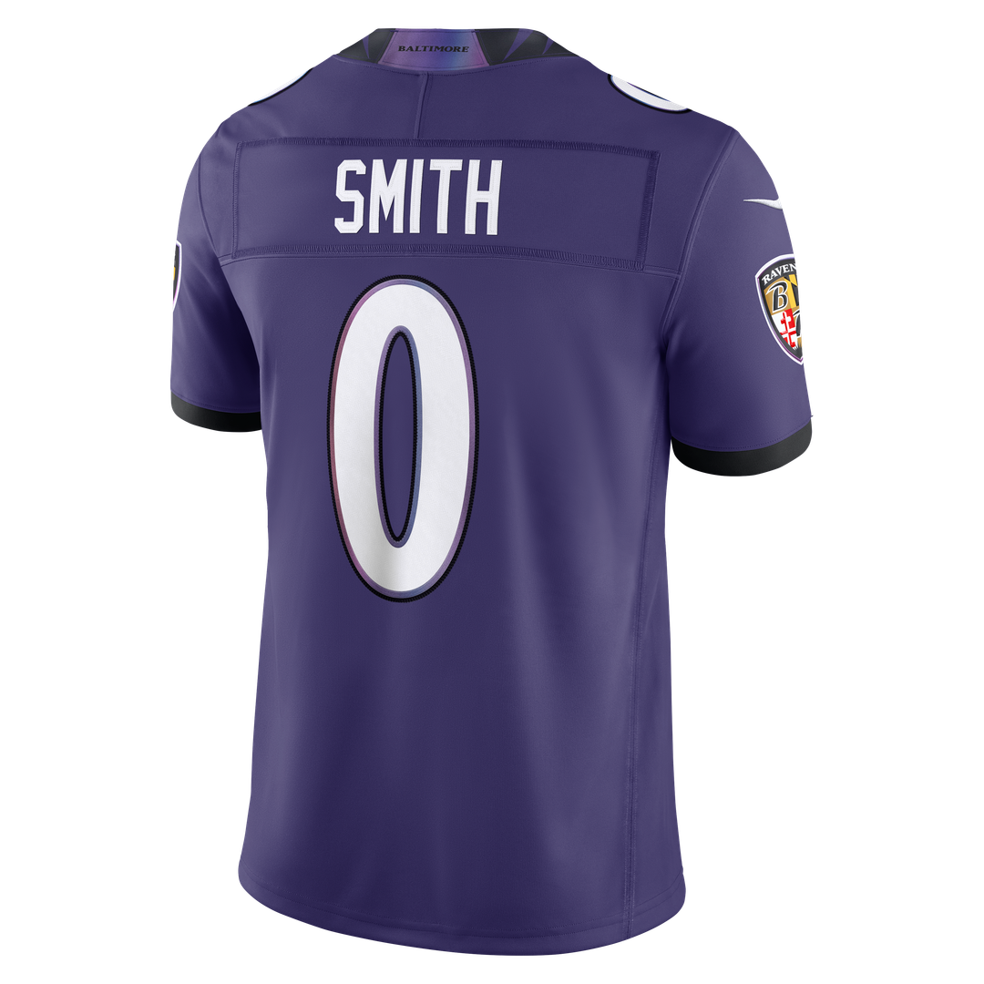 Baltimore Ravens Roquan Smith Nike Purple Team Vapor F.U.S.E. Stitched Limited Jersey product image 3, provided for visual