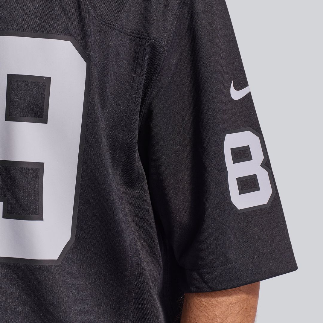 Las Vegas Raiders Brock Bowers Nike White Game Jersey product image 19, provided for visual reference and product detail