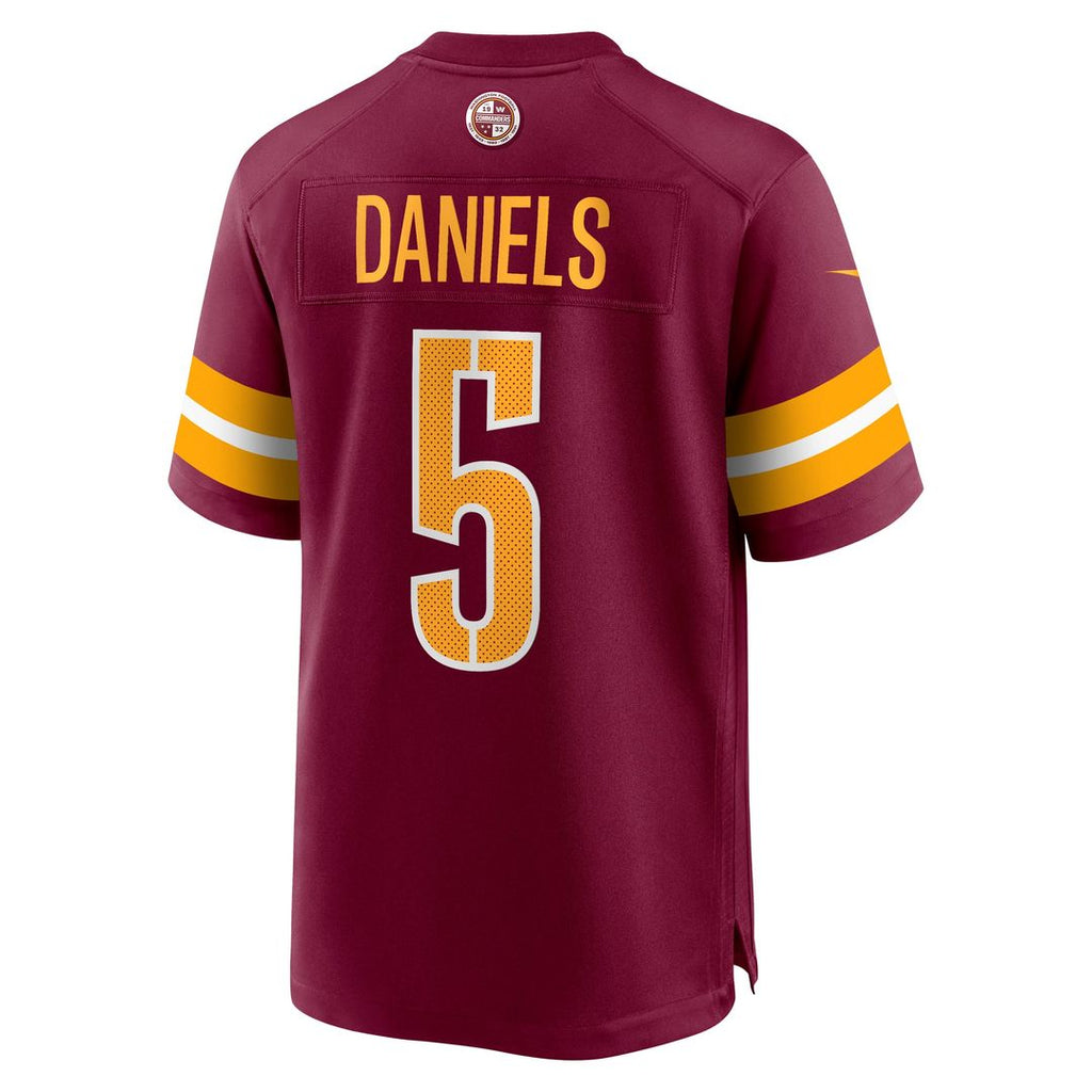 Washington Commanders Jayden Daniels Nike Burgundy Player Game Jersey product image 3, provided for visual reference and
