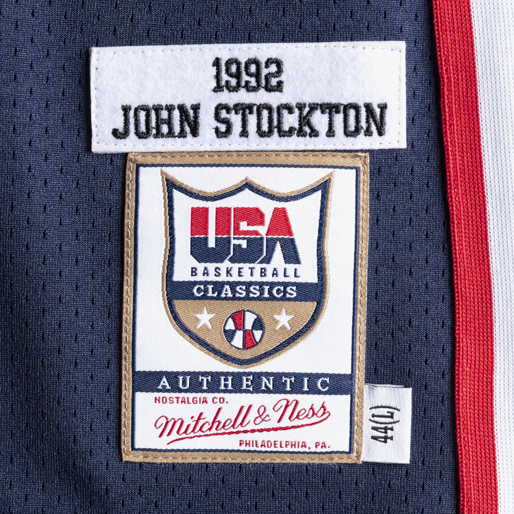 USA Basketball Mitchell & Ness Authentic Jersey John Stockton 1992 product image 4, provided for visual reference and