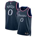 Philadelphia 76ers Nike 2025/26 City Edition Swingman Jersey - Navy - Tyrese Maxey - Unisex product image 1, provided for