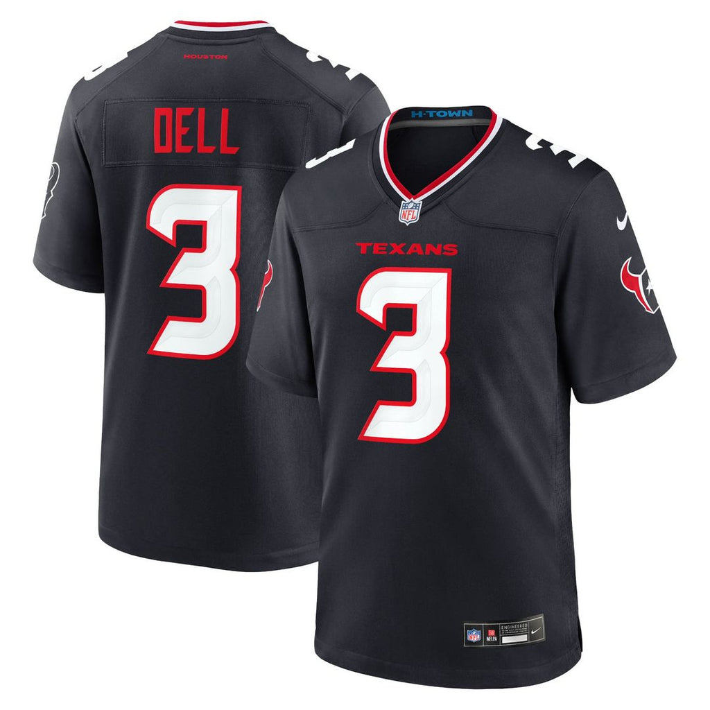Houston Texans Tank Dell Nike Red Alternate Game Jersey product image 13, provided for visual reference and product detail