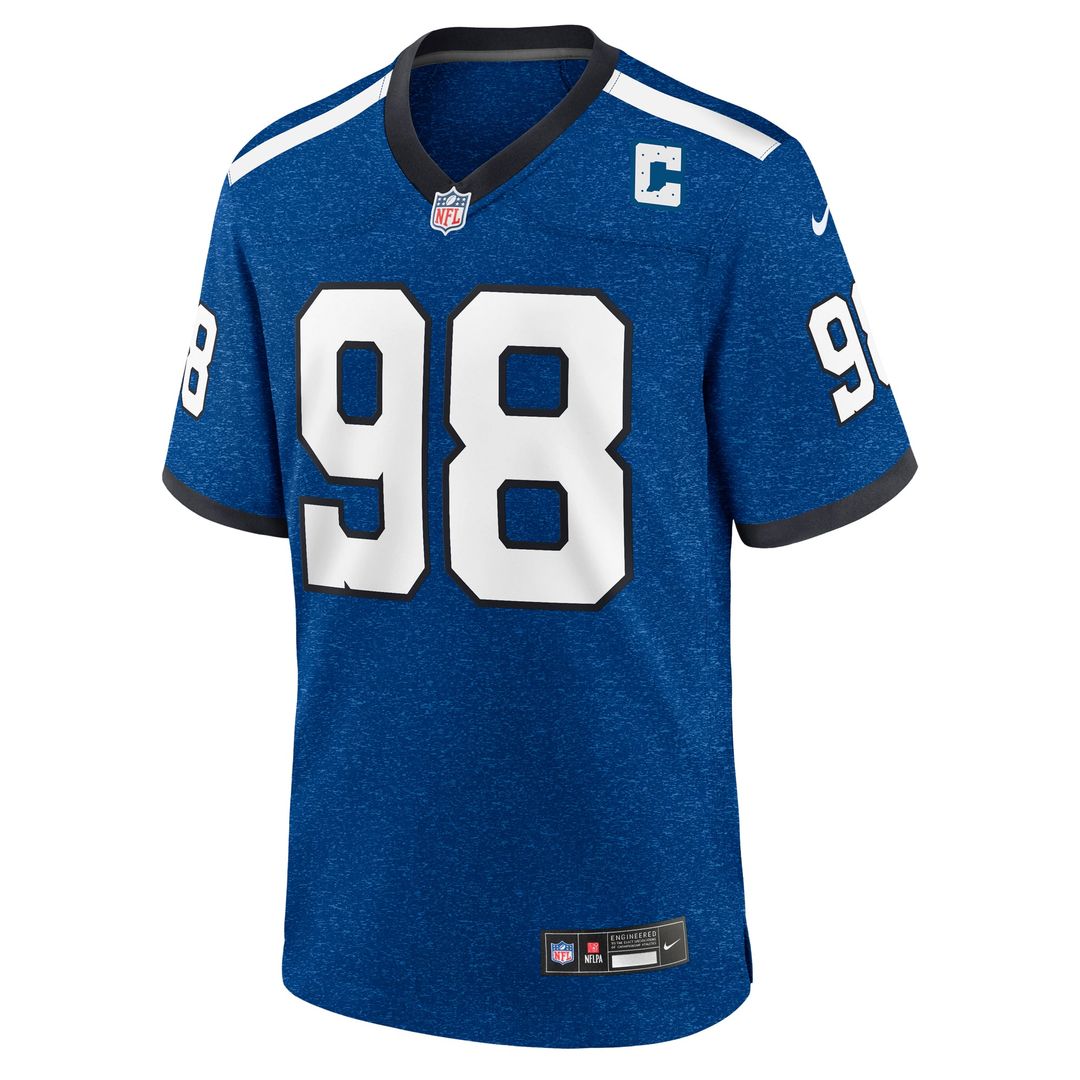 Indianapolis Colts Tony Siragusa Nike Blue Retired Player Alternate Game Jersey product image 8, provided for visual