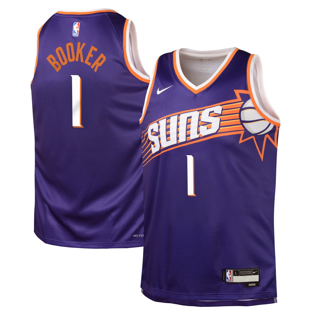 Phoenix Suns NBA Icon Swingman Jersey - Devin Booker - Youth product image 1