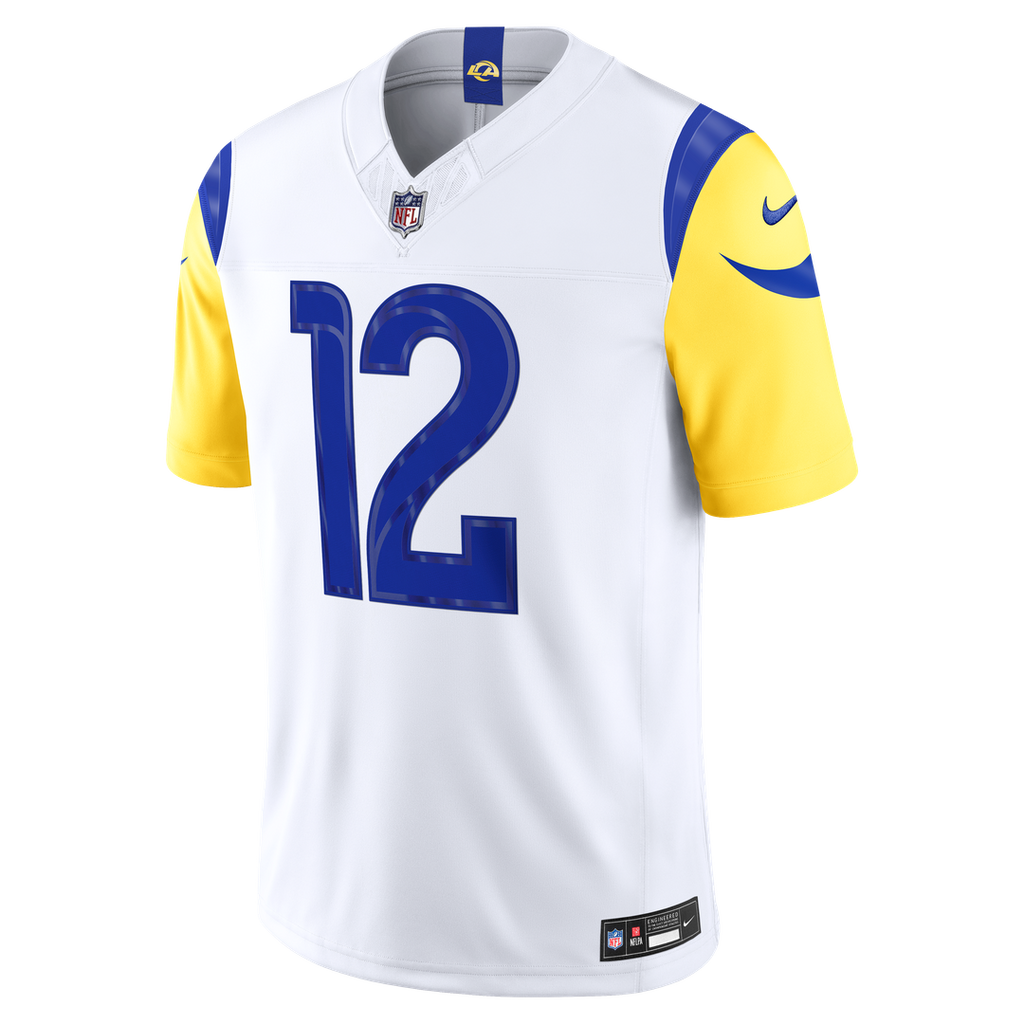 Los Angeles Rams Puka Nacua Nike Royal Team Vapor F.U.S.E. Stitched Limited Jersey product image 20, provided for visual