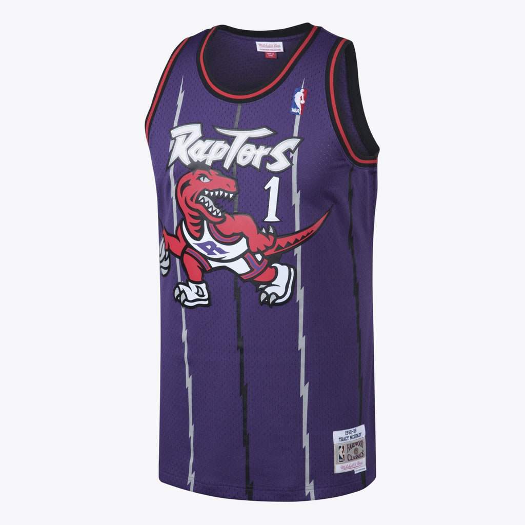 Toronto Raptors Tracy McGrady Hardwood Classics Road Swingman Jersey by Mitchell & Ness product image 2, provided for visual
