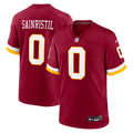 Washington Commanders Mike Sainristil Nike Burgundy Game Jersey product image 1, provided for visual reference and product