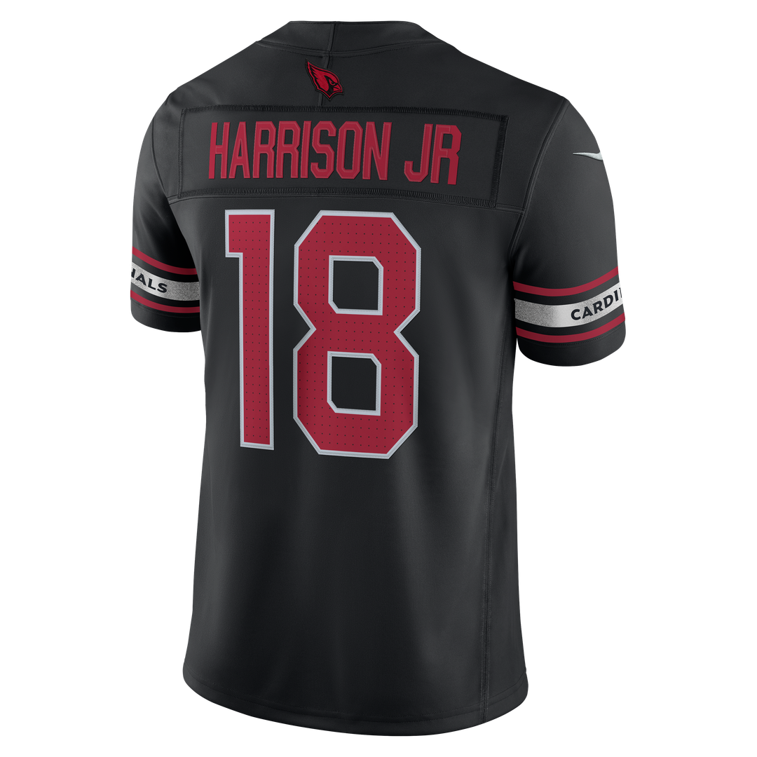 Arizona Cardinals Marvin Harrison Jr. Nike Black Alternate Vapor F.U.S.E. Stitched Limited Jersey product image 3, provided