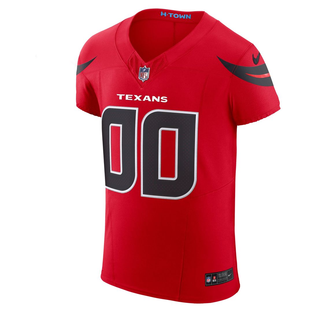 Houston Texans Nike Red Alternate Vapor F.U.S.E. Elite Custom Jersey product image 2, provided for visual reference and
