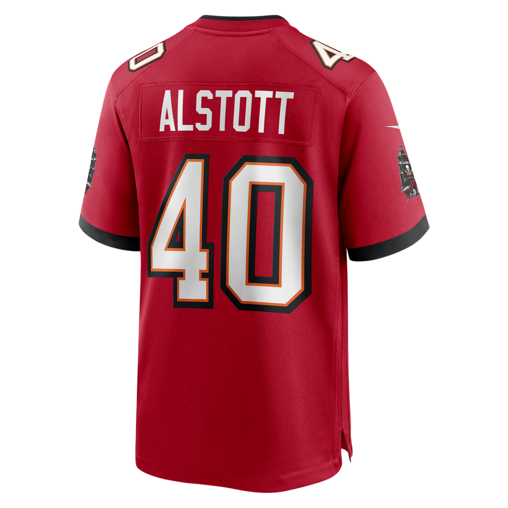 Tampa Bay Buccaneers Mike Alstott Nike Red Retired Player Game Jersey product image 3, provided for visual reference and