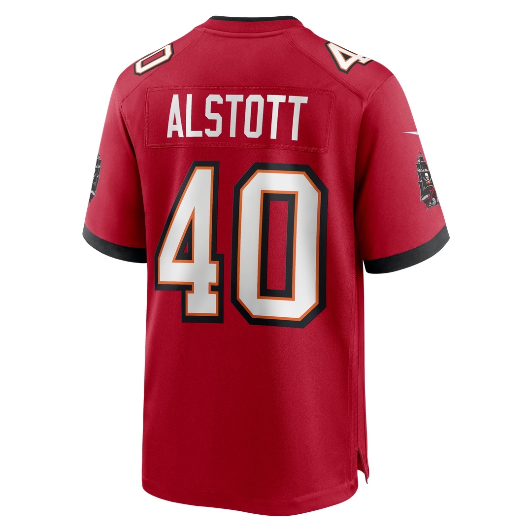 Tampa Bay Buccaneers Mike Alstott Nike Red Retired Player Game Jersey product image 3, provided for visual reference and