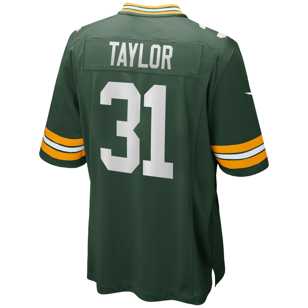 Green Bay Packers Jim Taylor Nike Green Game Retired Player Jersey product image 3, provided for visual reference and