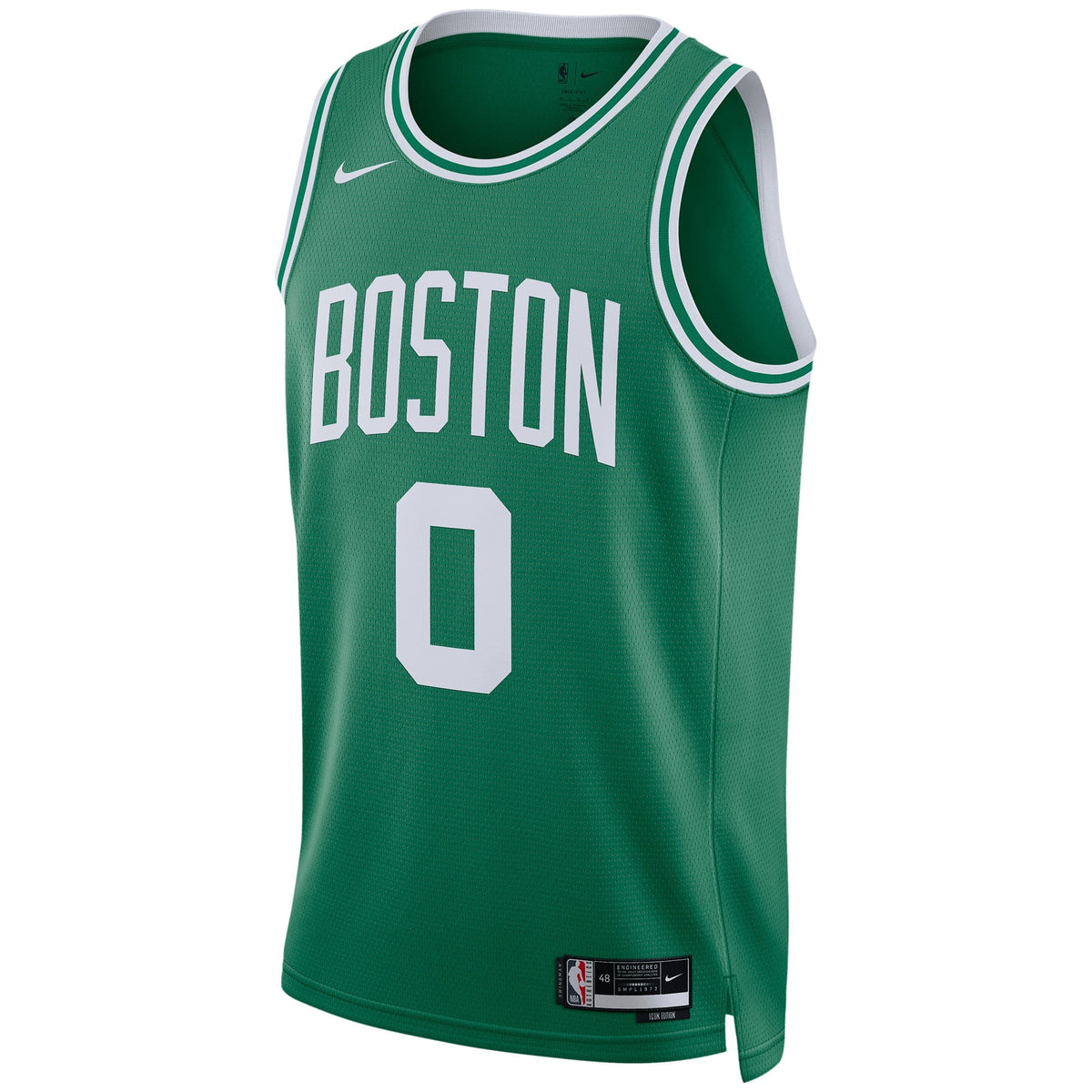 Boston Celtics Nike Icon Edition Swingman Jersey - Kelly Green - Jayson Tatum - Unisex product image 2, provided for visual