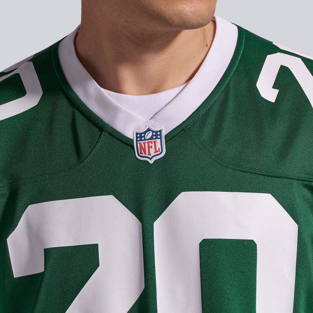 New York Jets Breece Hall Nike Legacy White Game Jersey product image 14, provided for visual reference and product detail