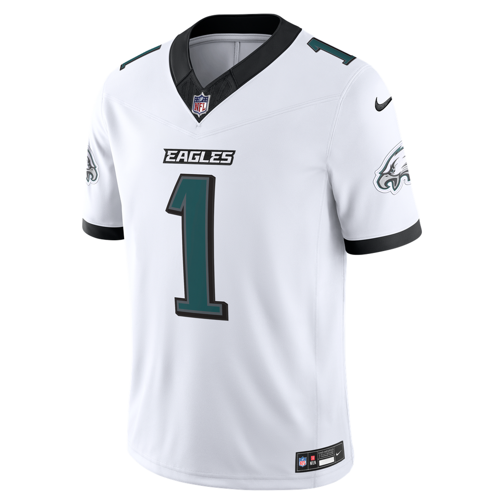 Philadelphia Eagles Jalen Hurts Nike Black Alternate Vapor F.U.S.E. Stitched Limited Jersey product image 8, provided for