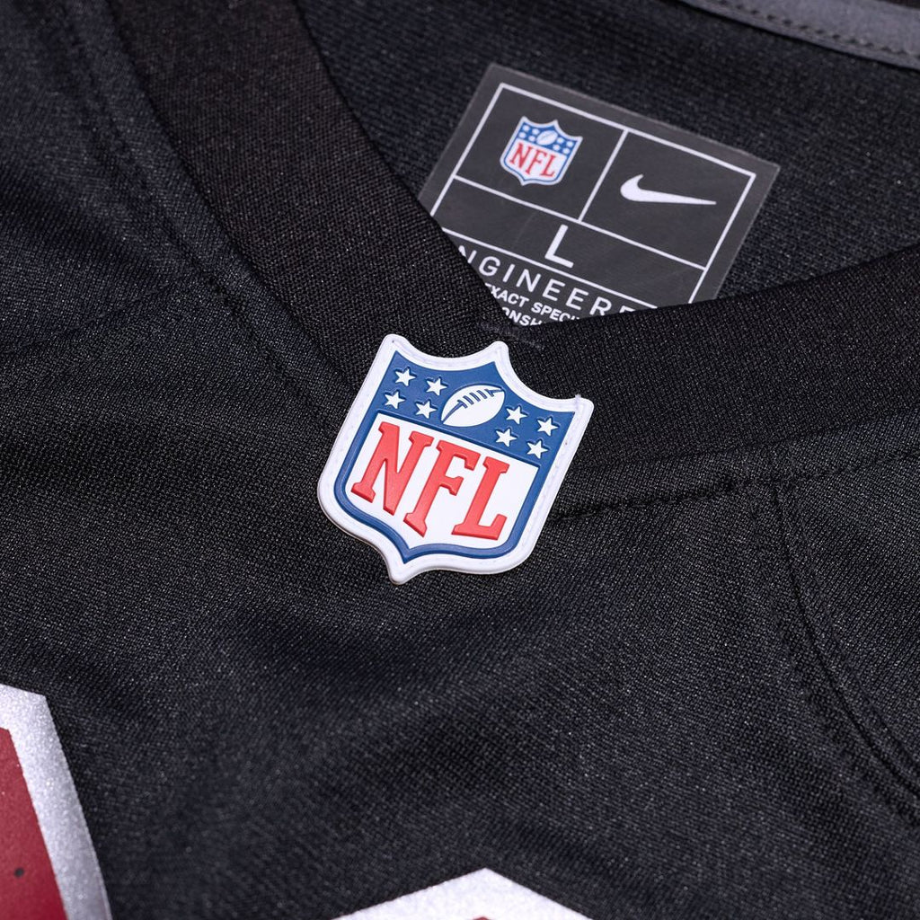 Arizona Cardinals Budda Baker Nike Black Game Jersey product image 4, provided for visual reference and product detail review