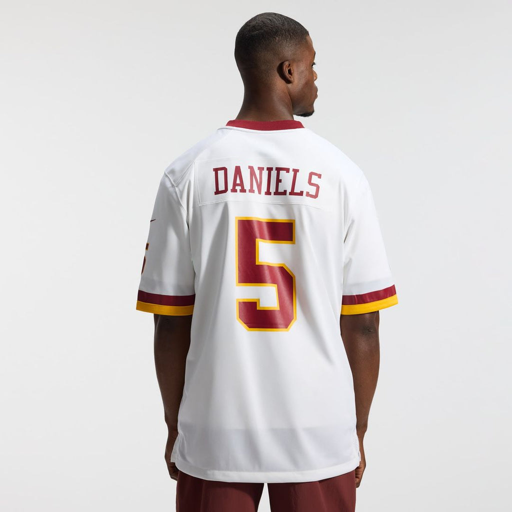 Washington Commanders Jayden Daniels Nike White Game Super Bowl Era Jersey product image 3, provided for visual reference