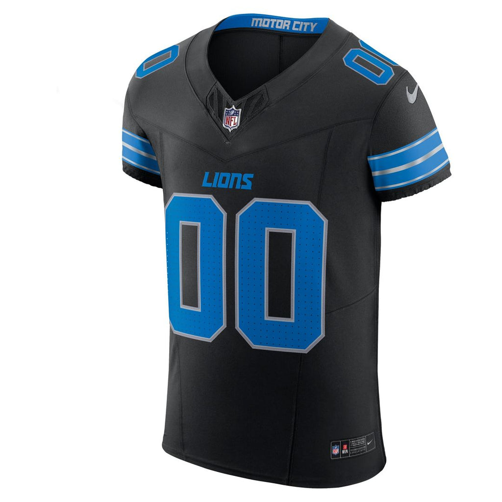 Detroit Lions Nike Blue Team Vapor F.U.S.E. Elite Custom Jersey product image 8, provided for visual reference and product