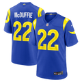 Los Angeles Rams Trent McDuffie Nike Royal Team Game Player Jersey product image 1, provided for visual reference and