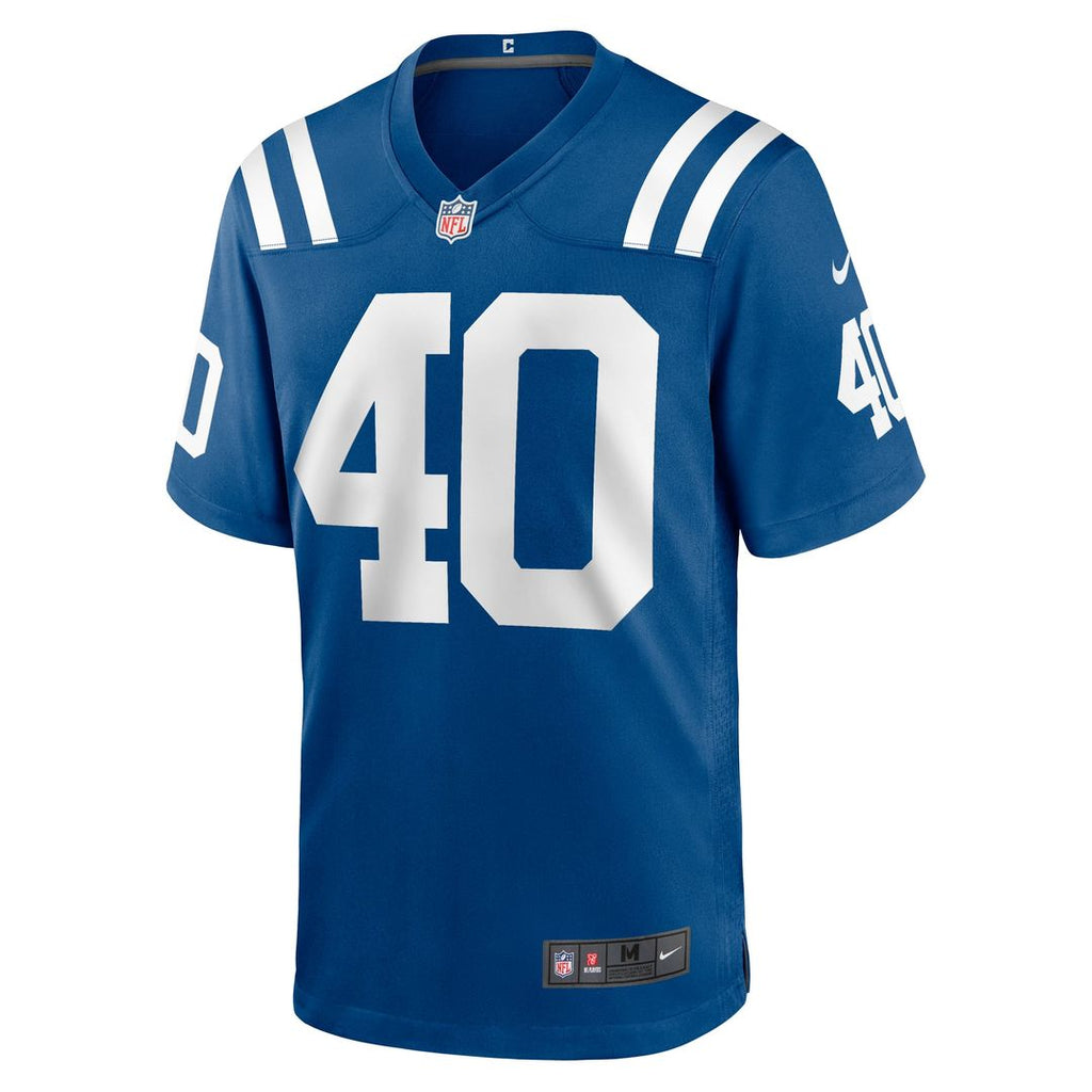 Indianapolis Colts Jaylon Jones Nike Royal Team Game Jersey product image 2, provided for visual reference and product