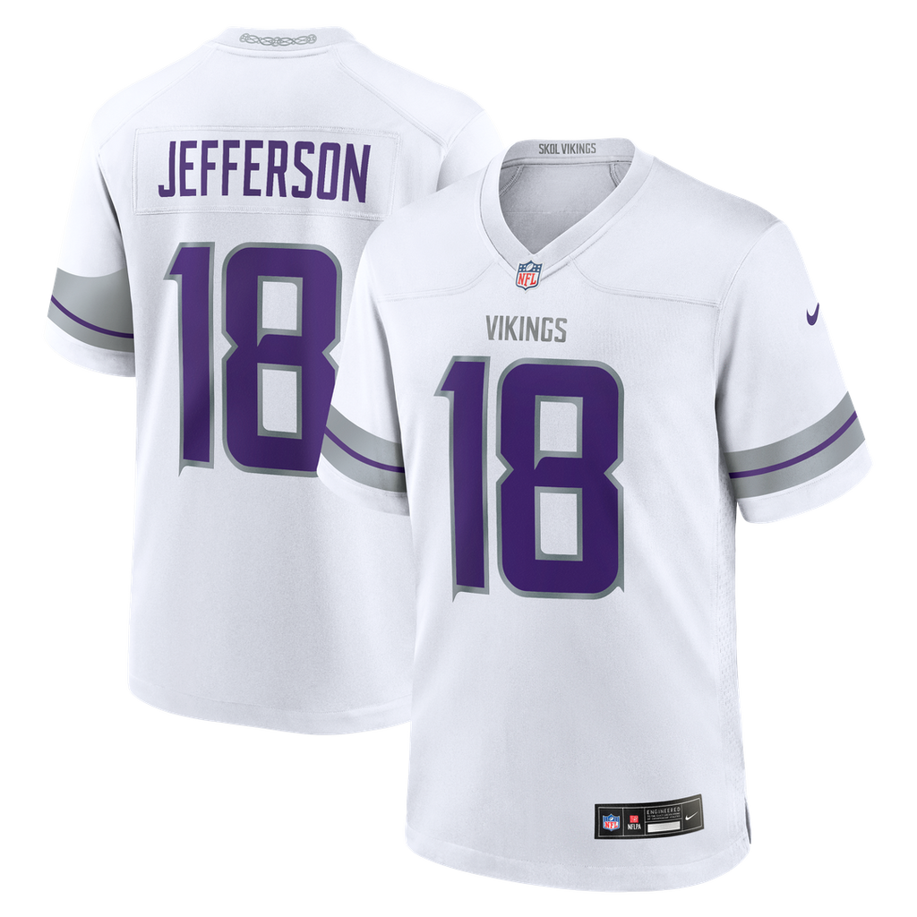 Minnesota Vikings Justin Jefferson Nike Purple Classic Player Game Jersey product image 33, provided for visual reference