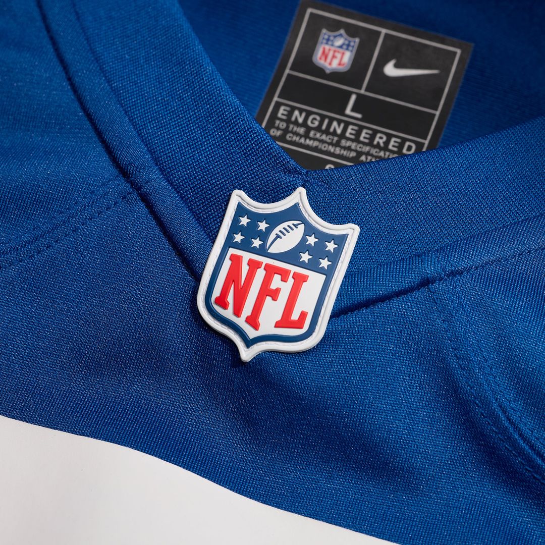 Indianapolis Colts Nike Royal Game Jersey product image 4, provided for visual reference and product detail review