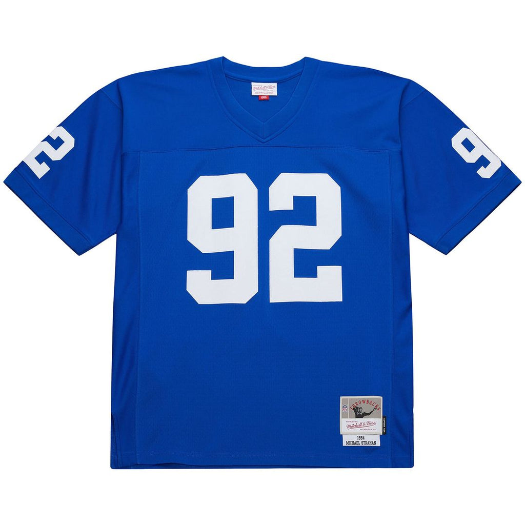 New York Giants Michael Strahan Mitchell & Ness Royal 1994 Legacy Replica Jersey product image 2, provided for visual