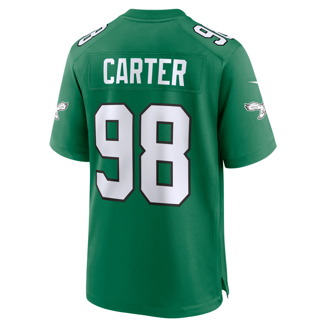 Philadelphia Eagles Jalen Carter Nike Midnight Green Team Game Jersey product image 13, provided for visual reference and