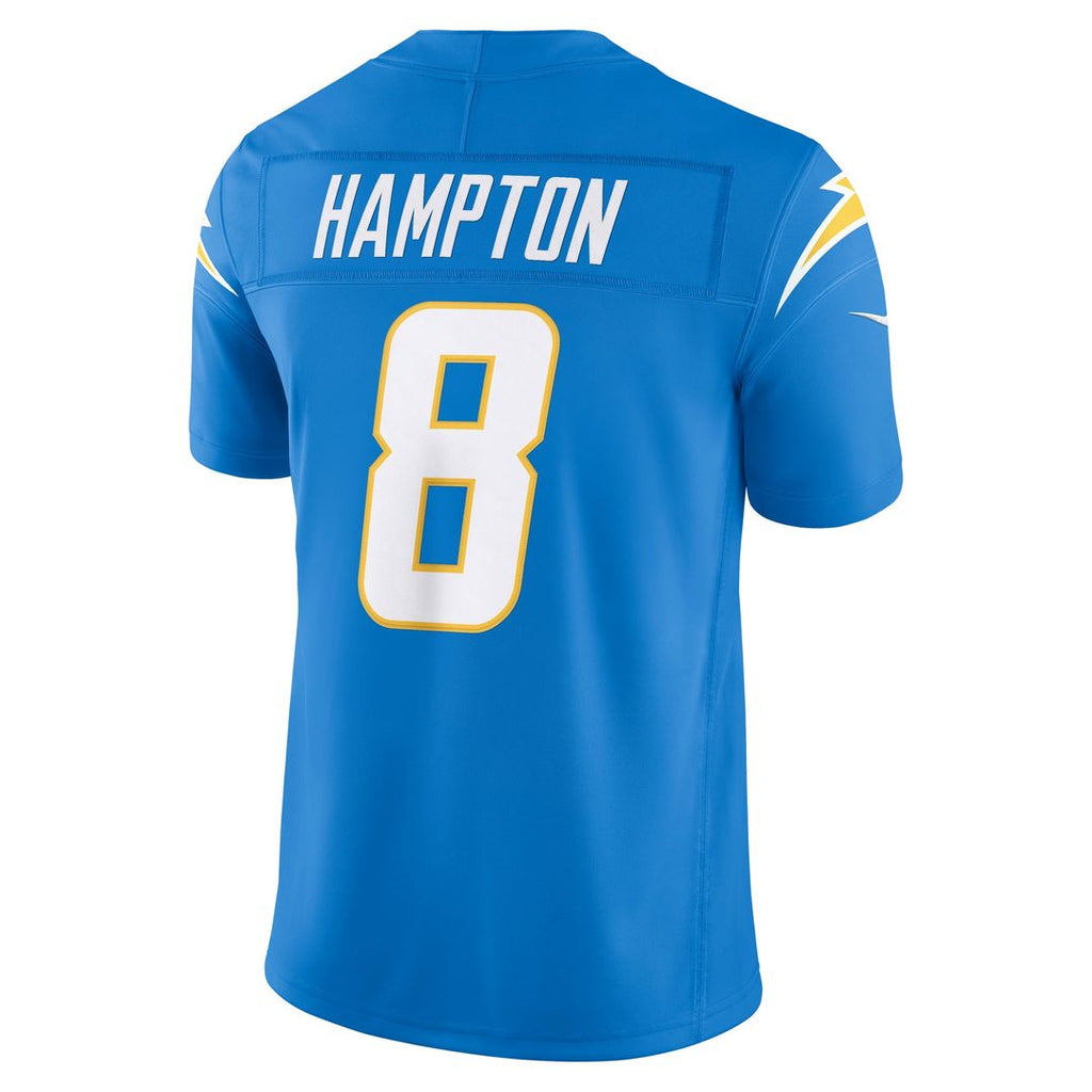 Los Angeles Chargers Omarion Hampton Nike Powder Blue Team Vapor F.U.S.E. Stitched Limited Jersey product image 3, provided