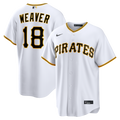 Pittsburgh Pirates Luke Weaver Nike White Home Replica Jersey product image 1, provided for visual reference and product